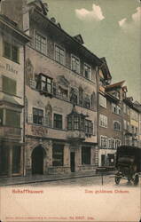 Zum goldenen Ochsen, Schaffhausen, Switzerland Postcard Postcard Postcard