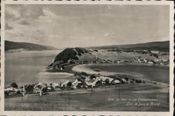 Le Pont and Les Charbonnières, Lacs de Joux and Brenet Postcard