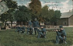 Swiss Soldiers Target Practice, Military Postcard Postcard