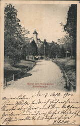 Munot Fortress from Moser garden, Schaffhausen Switzerland Postcard Postcard Postcard