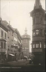 Schwabenthor Gate, Schaffhausen, Switzerland Postcard