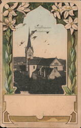 Schaffhausen Münsterkirche Church, Germany Postcard