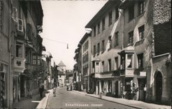 Schaffhausen Vorstadt Street View Postcard