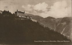 Grand-Hôtel Bellevue et Belvédère, Glion sur Montreux Postcard