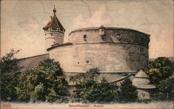 Munot Fortress, Schaffhausen, Switzerland Postcard