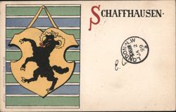 Schaffhausen Coat of Arms Postcard