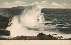 Surf Cape, Casino Cape Cottage, Maine Cape Elizabeth, ME Postcard Postcard Postcard