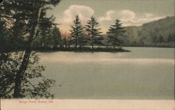 Songo Pond, Bethel, ME Postcard