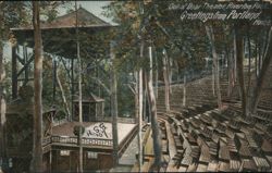 Outdoor Theater, Riverton Park, Portland, Maine Postcard