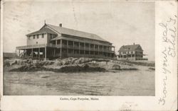 Casino, Cape Porpoise, Maine Postcard Postcard Postcard