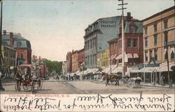 Portsmouth, N.H. Congress St. New Hampshire Postcard Postcard Postcard