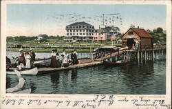 The Boat Landing, Kennebunkport, ME Postcard