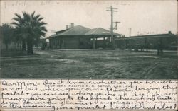 Southern Pacific R.R. Depot, Lodi, CA California Postcard Postcard Postcard