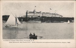 Hotel Wentworth, New Castle, NH - Home of Russian and Japanese Plenipotentiaries New Hampshire Postcard Postcard Postcard