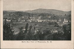 Bird's Eye View of Wentworth, NH New Hampshire Postcard Postcard Postcard