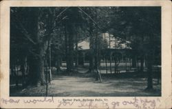 Barber Park, Bellows Falls, VT Postcard