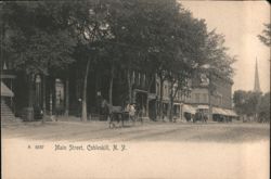 Main Street, Cobleskill, NY Postcard