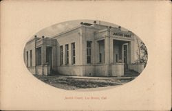 Justice Court, Los Banos Postcard