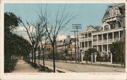 South Battery, Charleston, SC South Carolina Postcard Postcard Postcard