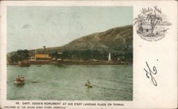 Capt. Cook's Monument at His First Landing Place on Hawaii Honolulu, HI Postcard Postcard Postcard