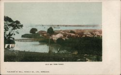 Hilo Bay from Puнео. Hawaii Postcard Postcard Postcard