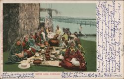 Native Hawaiian Luau, Honolulu Postcard Postcard Postcard