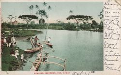 Hawaiian Fishermen, Hilo, Hawaii Postcard Postcard Postcard