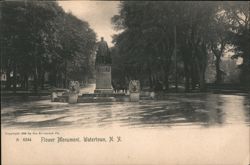 Flower Monument, Watertown, NY New York Postcard Postcard Postcard