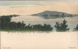 Mt. Holyoke and Connecticut River near Northampton, MA Massachusetts Scott Postcard Postcard Postcard