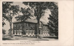 View of Archaeology Building Andover, MA Postcard Postcard Postcard