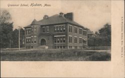 Grammar School, Hudson, Mass. Massachusetts Postcard Postcard Postcard