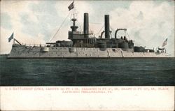 U.S. Battleship Iowa Battleships Postcard Postcard Postcard