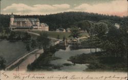 Bay of Naples Inn from Casino, Naples, ME Maine Postcard Postcard Postcard