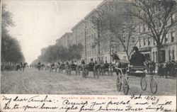 Seventh Avenue, New York Postcard Postcard Postcard