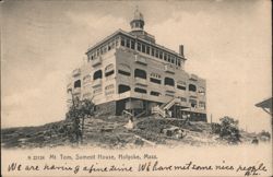 Mt. Tom Summit House, Holyoke, Mass. Massachusetts Postcard Postcard Postcard