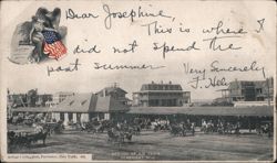 Arrival of Six Train, Seabright, NJ Sea Bright, NJ Postcard Postcard Postcard