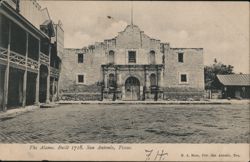 The Alamo, Built 1718, San Antonio, Texas Postcard Postcard Postcard