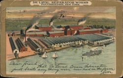 De Laval Separator Works, Poughkeepsie, New York Postcard Postcard Postcard