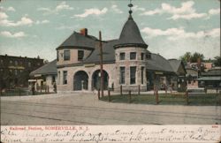 Railroad Station, Somerville, NJ Postcard