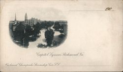 Capitol Square, Richmond, VA Virginia Postcard Postcard Postcard