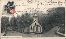 Episcopal Chapel, Liberty, NY New York Postcard Postcard Postcard