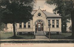 Westbrook Public Library Connecticut Postcard Postcard Postcard