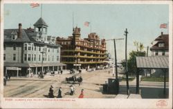 Alberta and Velvet Hotels, Old Orchard, ME Postcard