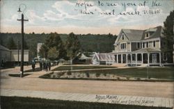 Togus, Maine, Hotel and Electric Station Postcard