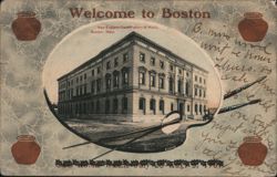 Welcome to Boston - New England Conservatory of Music Postcard