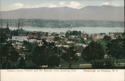 Hudson River, Fishkill and Mt. Beacon, from Downing Park Postcard