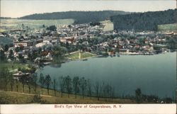 Bird's Eye View of Cooperstown, N. Y. New York Postcard Postcard Postcard