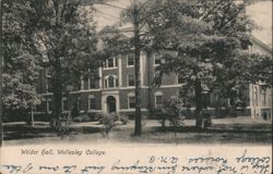 Wilder Hall, Wellesley College Massachusetts Postcard Postcard Postcard