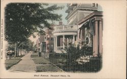 West Avenue, Newport News, VA Virginia Postcard Postcard Postcard