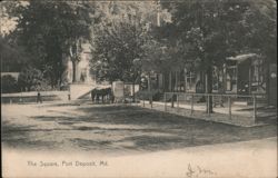 The Square, Port Deposit, MD Maryland Postcard Postcard Postcard